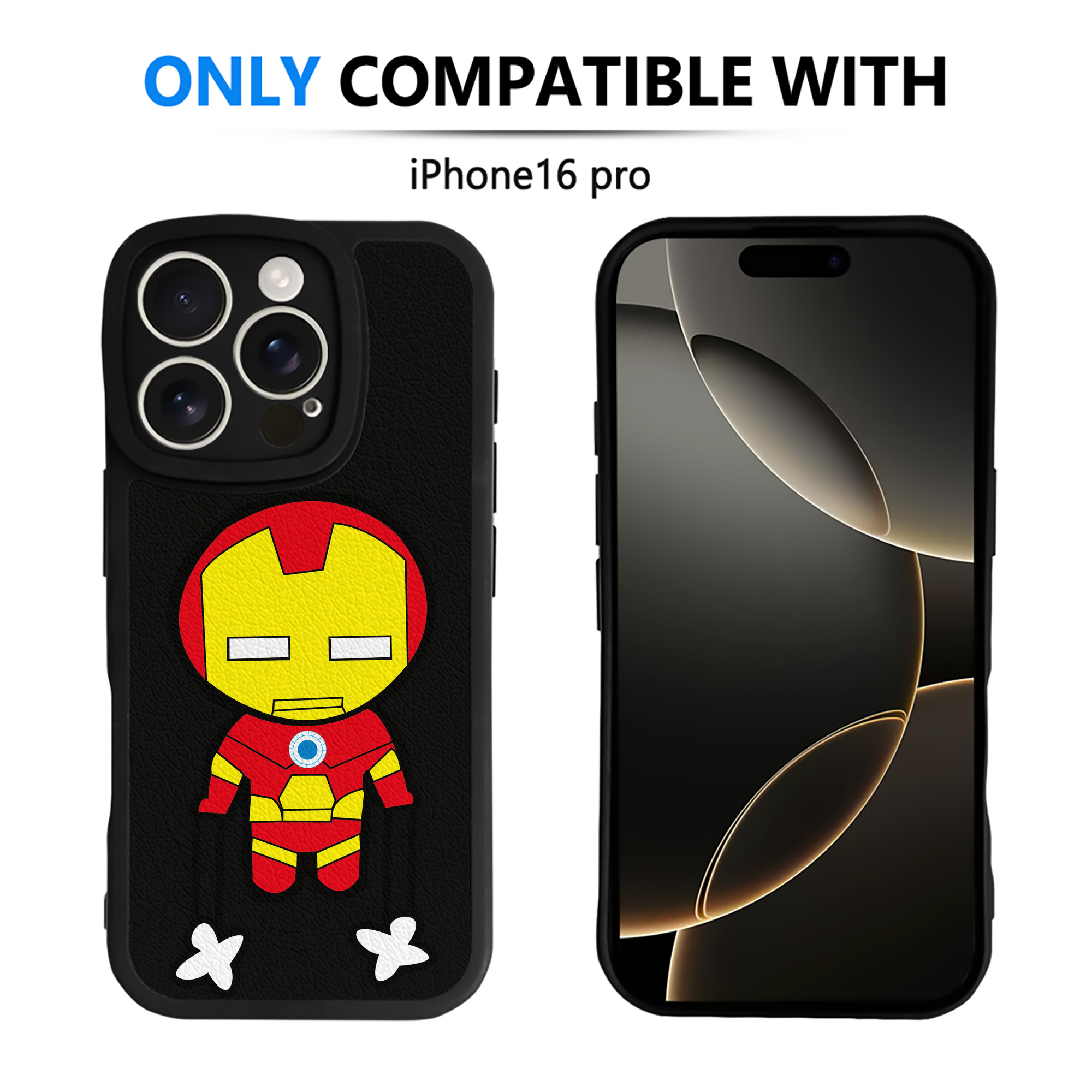 （画像用） アベンジャーズ The Avengers 【iPhone 16シリーズ対応】シリコンスマホケース（レザー調） 材質：シリコン